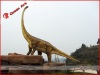 Theme park animatronics outdoor dinosaurs