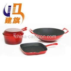 cast iron wok