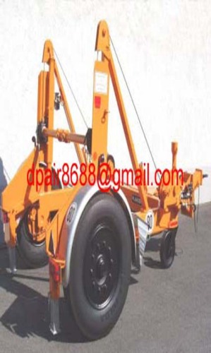 Mechanical drum trailer and hydraulic drum trailer