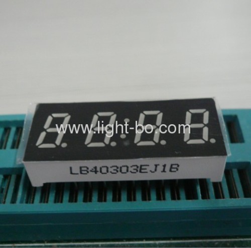 Đồng hồ hiển thị đèn LED nhỏ 7 đoạn màu xanh lá cây siêu sáng 4 chữ số 0,3" cực âm chung