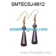 Fashion Hematite magnetic eardrop