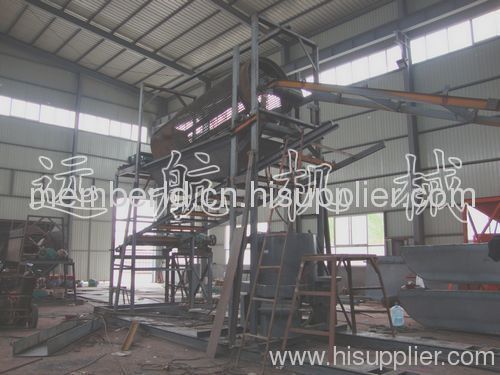 Centrifugal separation of gold machine