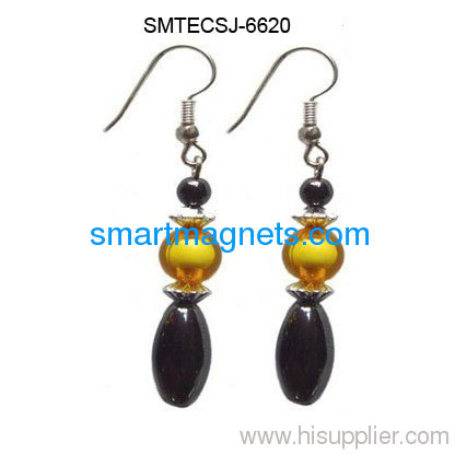 Hot selling hematite magnetic earbob