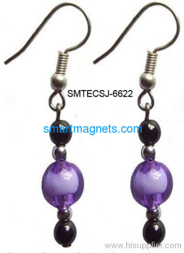 new arrival hematite magnetic earbob