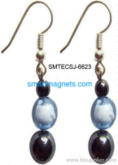 NEW ARRIVAL hematite magnetic eardrop