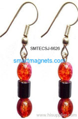 fashionable hematite magnetic earring