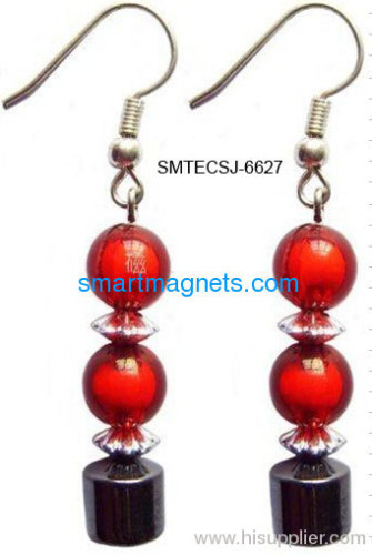 fashionable hematite magnetic earbob