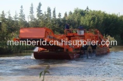 Large cutting grass boat