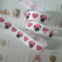 Prined grosgrain ribbon 22mm