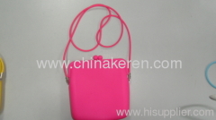 2013 fashion silicone girl satchel bag