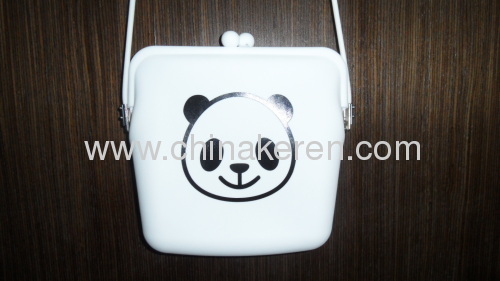 2012 fashion silicon girl satchel bag