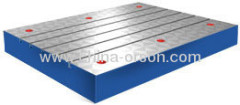 T-slot cast iron platform