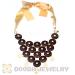 Ribbon Casablanca Bib Necklace