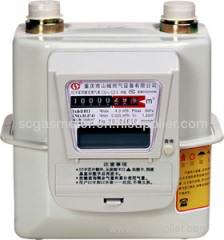 IC card domestic gas meter