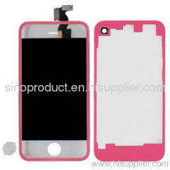 LCD with Touch Screen Digitizer&Home Button&Back Cover for i