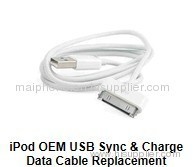 iPod OEM USB Sync & Charge Data Cable Replacement