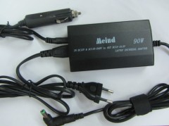 Meind 90W 5th-Generation 2 in 1 Intelligent Slim Laptop Adapter for Home & Car