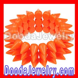 Fashion 3 rows Hot Cool Rock Rivets Neon Punk Spike Bracelet