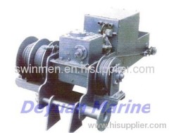 electric driven rope ladder winch