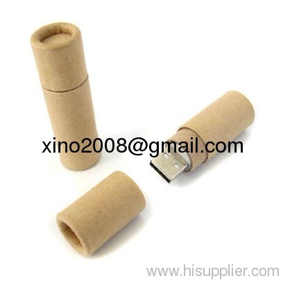recycled paper promotional usb drive