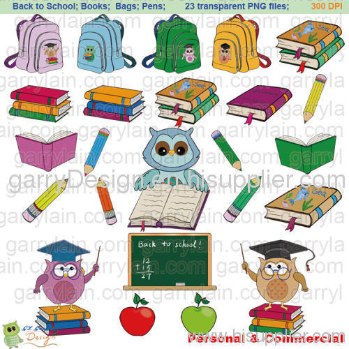 owl clip art back to school - photo #27