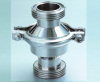 ss304 ss316l sanitary stainless steel male thread check valve