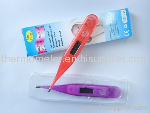 transparent digital thermometer