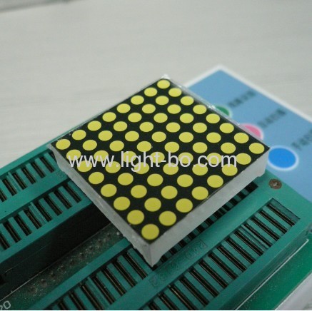 1.89 inches white 8 x 8 dot matrix led displays with package dimensions 48 x 48 mm