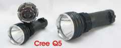 cree Q5 aluminum dimmable highlight led flashlight