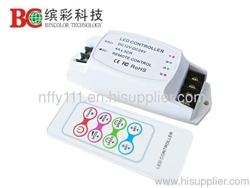 Led Rgb Controller with RF remote build in 17 changing modes