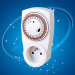 French electronic timer socket