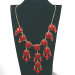 J Crew bubble necklace coral