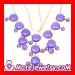 J.Crew bubble necklace violet