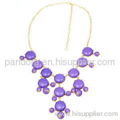 Cheap J.Crew bubble necklace violet wholesale