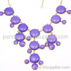 Cheap J.Crew bubble necklace violet wholesale