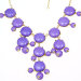 J.Crew bubble necklace violet