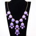 J.Crew bubble necklace violet