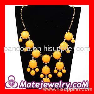 J Crew yellow bubble necklace