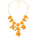 J Crew yellow bubble necklace