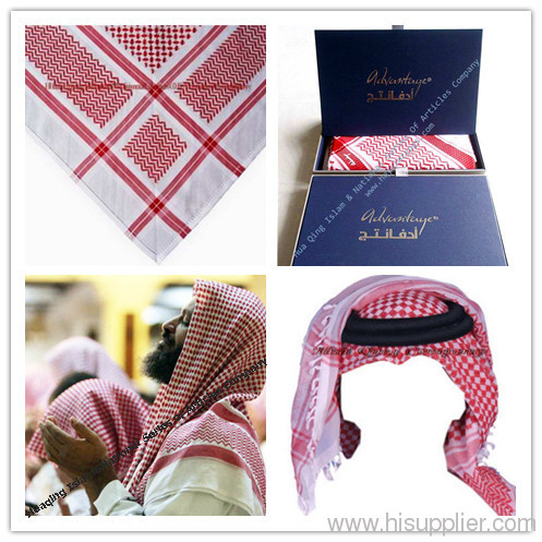 Arabian mercerized cotton jacquard turban