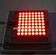 Super bright red 1.5 inches 8 x 8 dot matrix led displays with outer dimensions 38 x 38 mm