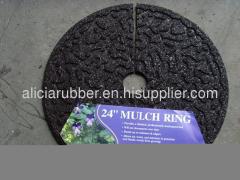 Rubber tree mulch ring