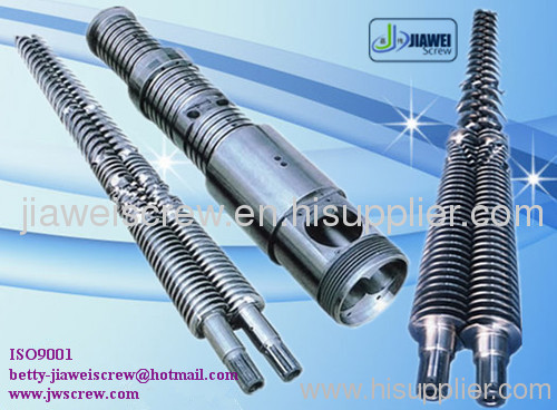 conical twin screw barrel for pvc