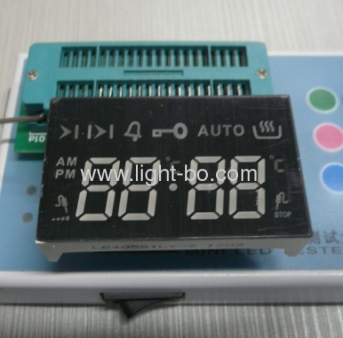 Custom design 0.58-inch Four-digit 7-segment LED Display Widely Used in Multifunction Digital Oven Timer Displays