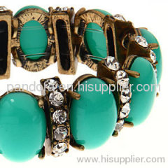 Cabochon and crystal J Crew bracelet wholesale