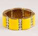 yellow J Crew bracelet