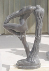 black marble Abstract Statue