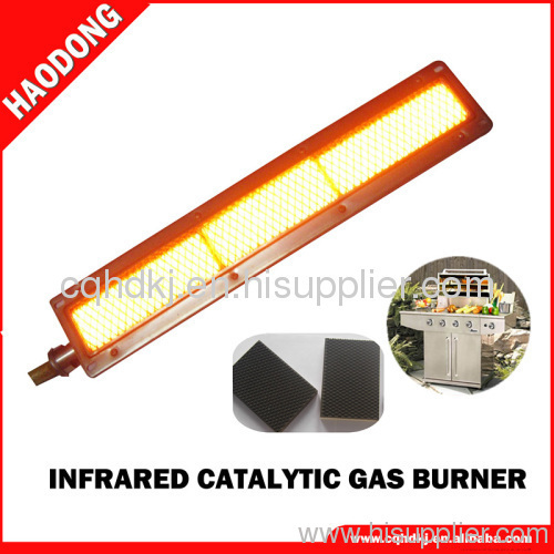 Infrared gas burners for cooking