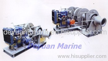 58KN Electric anchor windlass and mooring winch