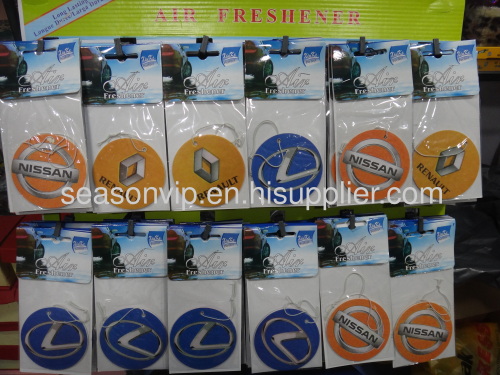 auto logo paper car air freshener